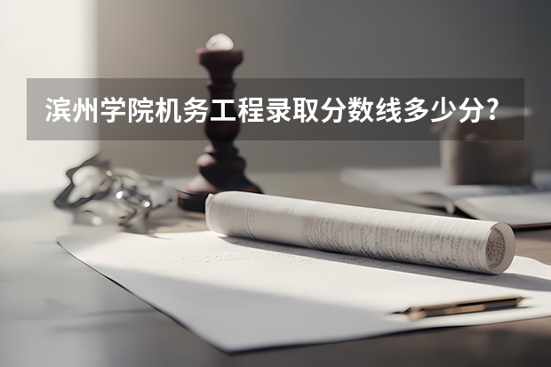 滨州学院机务工程录取分数线多少分?