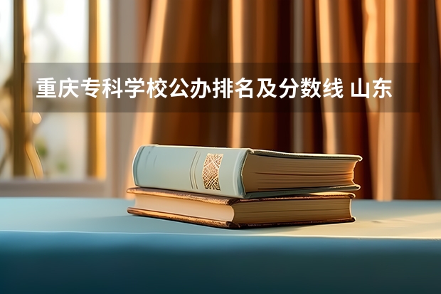 重庆专科学校公办排名及分数线 山东专科学校排名及录取分数线