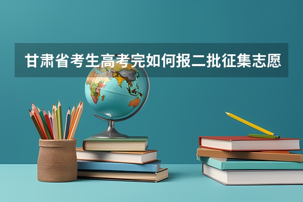 甘肃省考生高考完如何报二批征集志愿？