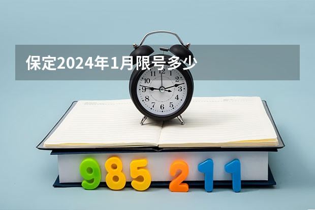 保定2024年1月限号多少