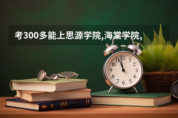 考300多能上思源学院,海棠学院,汽车专修学院,陕西国际商贸学院,服装学院,外事学院,翻译学院,学院吗？