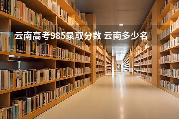 云南高考985录取分数 云南多少名可以上985