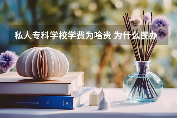 私人专科学校学费为啥贵 为什么民办学校的学费那么贵、