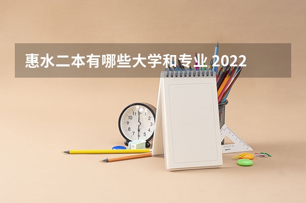 惠水二本有哪些大学和专业 2022贵州二本公办大学有哪些？