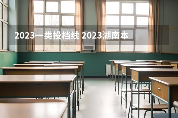 2023一类投档线 2023湖南本科一批投档线