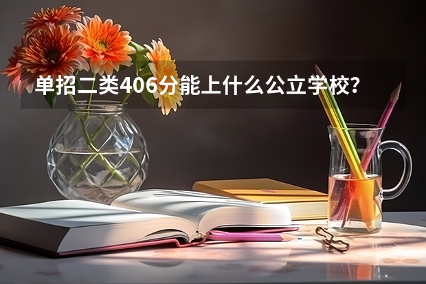 单招二类406分能上什么公立学校？