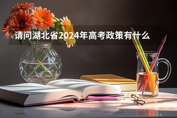 请问湖北省2024年高考政策有什么调整吗？