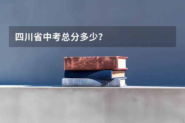 四川省中考总分多少？