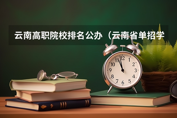 云南高职院校排名公办（云南省单招学校排名）